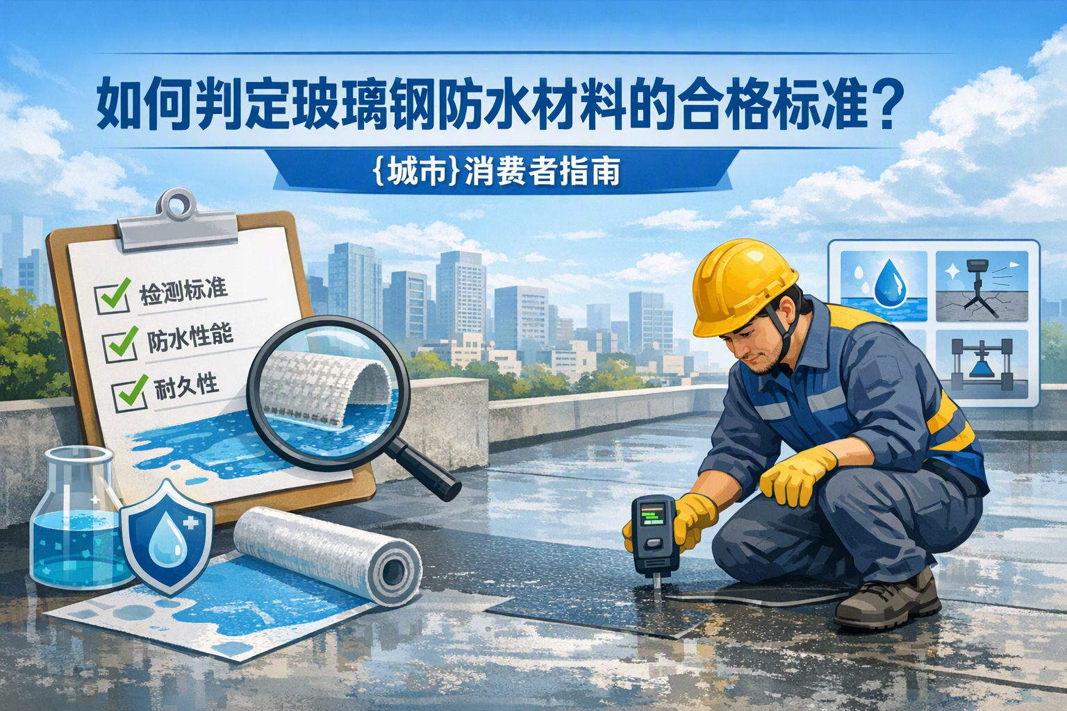 如何判定玻璃钢防水材料的合格标准？ 眉山 消费者指南
