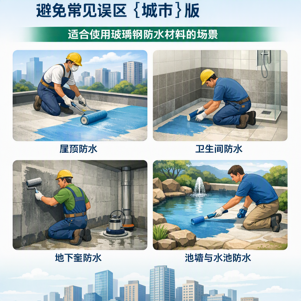 玻璃钢防水材料施工注意事项，避免常见误区 眉山 版