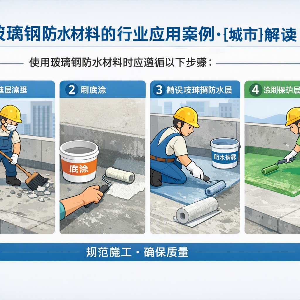 玻璃钢防水材料的行业应用案例,眉山解读