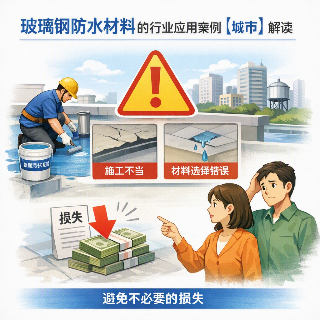玻璃钢防水材料的行业应用案例,眉山解读